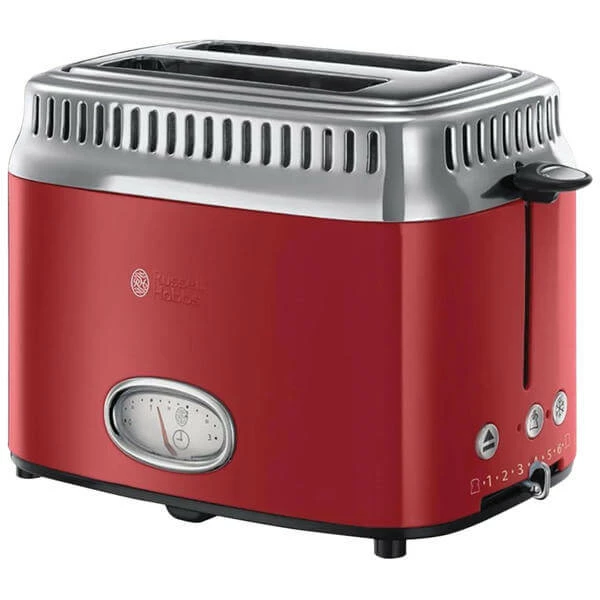 Sortie 🧨 Russell Hobbs Retro Grill-pain RED - Grille-pain 😀 1 Sortie 🧨 Russell Hobbs Retro Grill-pain RED - Grille-pain 😀