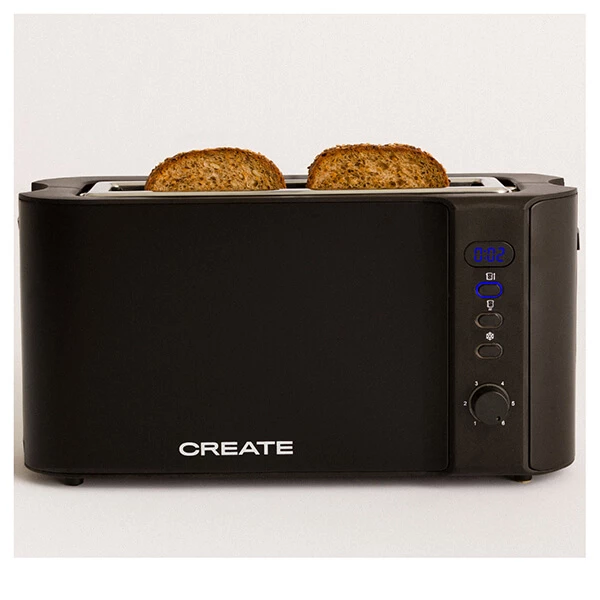 Remise 😉 CREATE TOAST ADVANCE TOUCH - Grille-pain électrique Avec écran Numérique, Mat Noir - Grille-pain 🤩 2 Remise 😉 CREATE TOAST ADVANCE TOUCH - Grille-pain électrique Avec écran Numérique, Mat Noir - Grille-pain 🤩 – Image 2