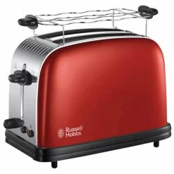 Vente flash 😀 Russell Hobbs Colours Plus+ Grill-pain Flame Red - Grille-pain 🔥