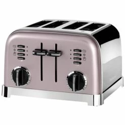 Budget 🔔 Cuisinart Toaster Avec 4 Tranches Rose - Grille-pain 🤩