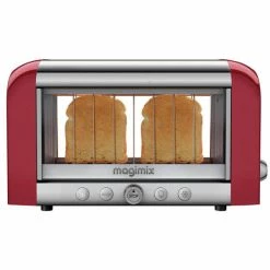 Bon marché 🔔 Magimix Vision Rouge - Grille-pain ✔️