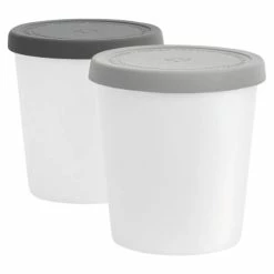 Remise ⭐ Betty Bossi / Fust Springlane Récipients De Conservation Des Glaces - 2 Pièces - Accessoires Pour Sorbetières ⭐