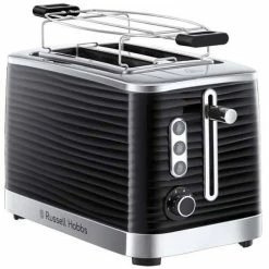 Promo 🛒 Russell Hobbs Inspire Black Grill-pain - Grille-pain 👍