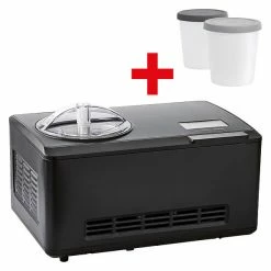 Remise 🧨 Betty Bossi / Fust Machine à Yaourt Et à Glace, Anthracite, 2 L - Sorbetière 🌟